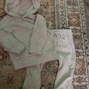 Cozy Cream Kids Hoodie and Jogger Set